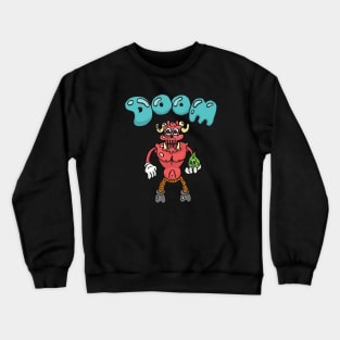 Doom Cartoon: Baron of Hell Crewneck Sweatshirt